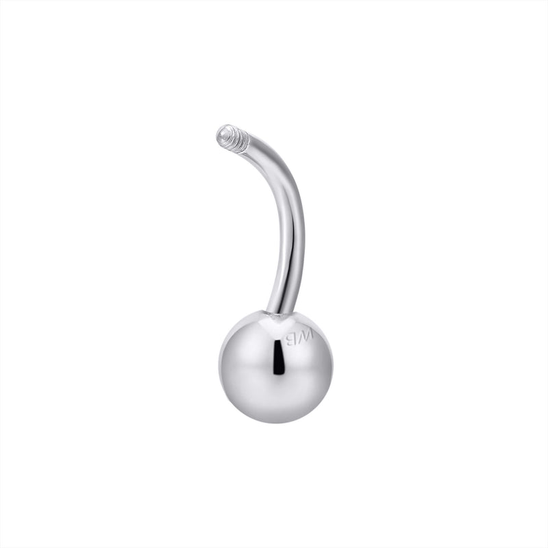 Externally Threaded Curved Barbell (16G)