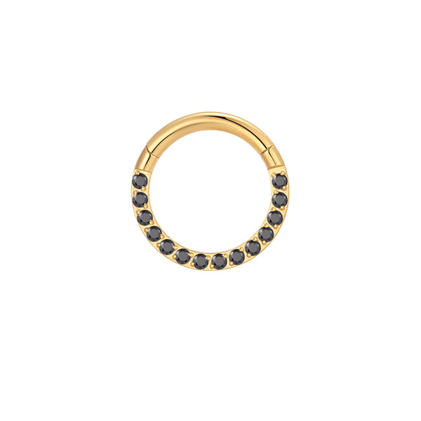 Black CZ Pavé Clicker (16G)