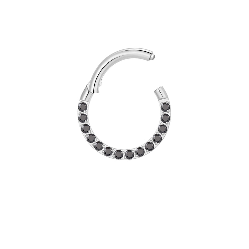 Black CZ Pavé Clicker (16G)