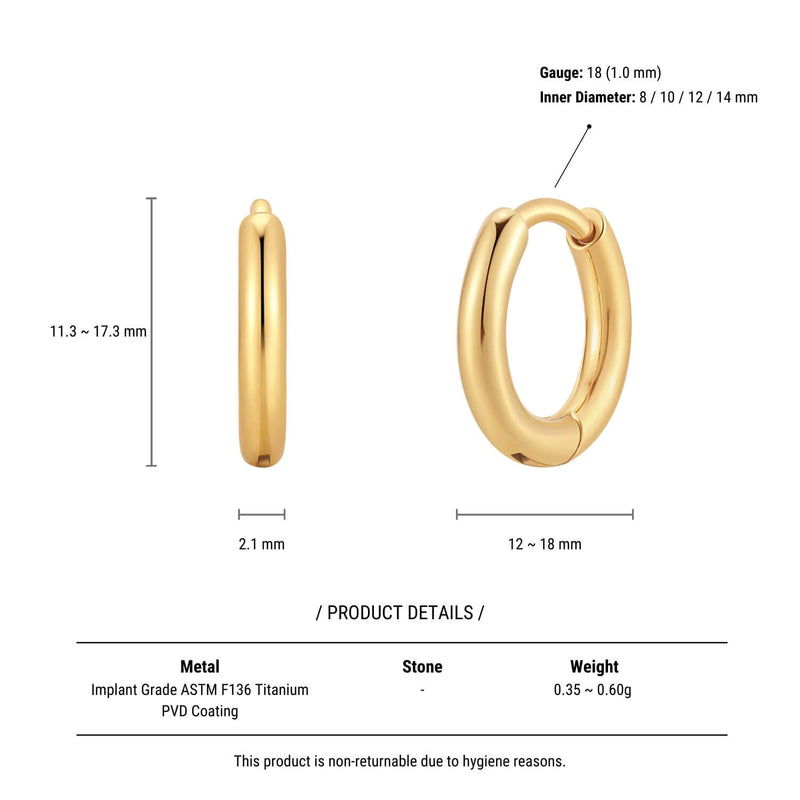 Essential Basic Hoops (18G)