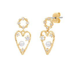 Kitsch Heart Drop Earrings