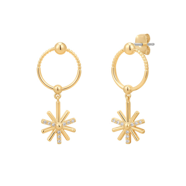 Statement Sunburst Earrings