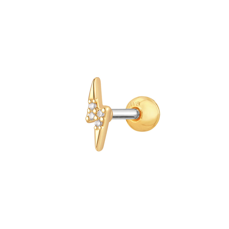 Gold, Barbell Piercing