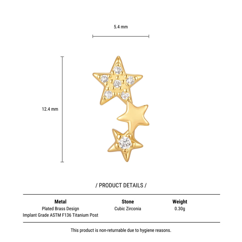 Statement Star Trail Piercing