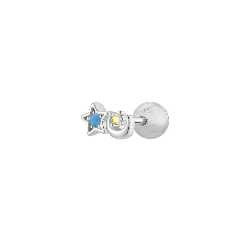 Blue Opal Celestial Piercing