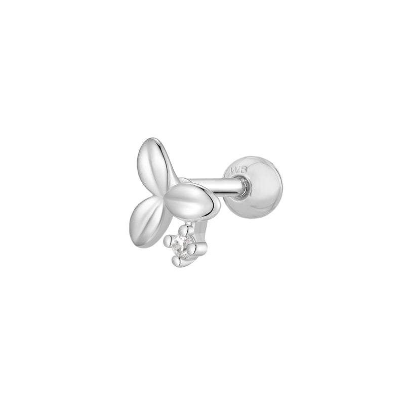 Silver, Barbell Piercing