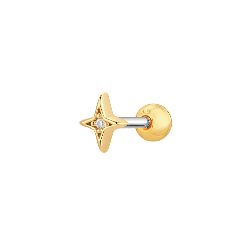 Gold, Barbell Piercing