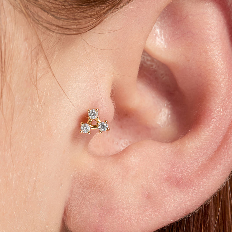 Accent Triangle Piercing