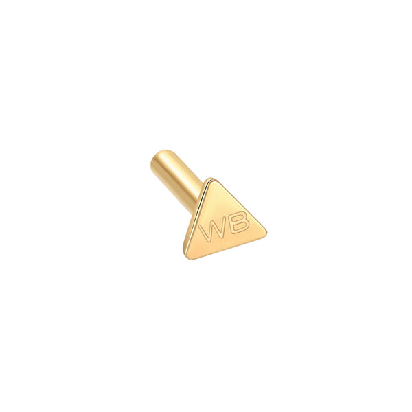 Internally Threaded Triangle Labret (16G)