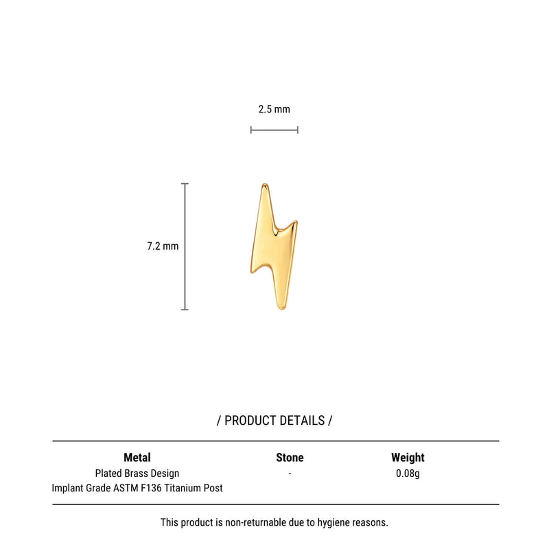 Thunder Bolt Piercing