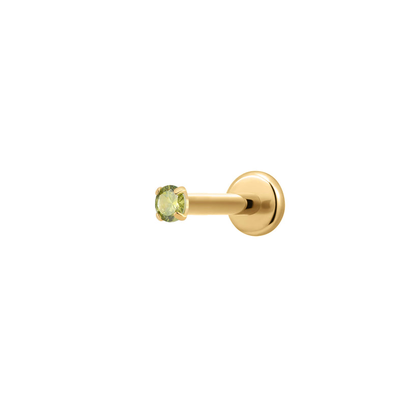 Olive Simple CZ Piercing