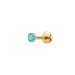 Turquoise Simple CZ Piercing