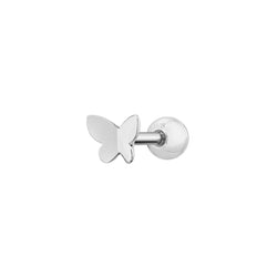 Silver, Barbell Piercing